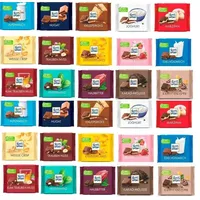 24 x Ritter Sport Schokolade Tafeln gemischtes Paket  a 100g Mix verschiedene