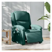 vidaXL Relaxsessel Elektrisch 86,5 x 99,5 x 0 cm Dunkelgrün