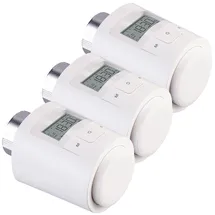 Revolt 3er-Set programmierbare Heizkörperthermostate Display