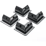 enjoy solar Solarmodul-Halterung ABS Solarmodul Haltespoiler geeignet für Wohnmobil, (ideal für Wohnmobile Caraven Boot, UV beständig,Temperatur beständig und extrem Witterungsbeständig) schwarz