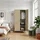 [en.casa] Kleiderschrank Esteli 170 x 80 x 45 cm Kamelfarben