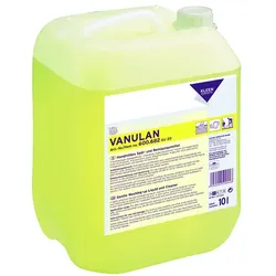 Spülmittel Kleen Purgatis Vanulan 10 L spült und reinigt durch hohe Fettlösekraft