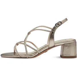 TAMARIS Blockabsatz-Sandalette Damen Gold 40