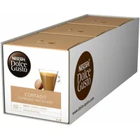 Nescafé DOLCE GUSTO Cortado Espresso Macchiato,Kaffee,KaffeeKAPSEL, 3x16 KAPSELN