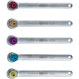 KS Tools Bremsen-Entlüftungsschlüssel-Satz 160.0725 6-tlg.