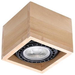 Sollux SL.0915 Deckenleuchte QUATRO 1 Natural Holz