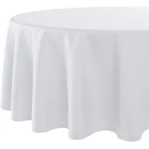 Delindo Lifestyle Tischdecke Wien Ø 160 cm Weiß