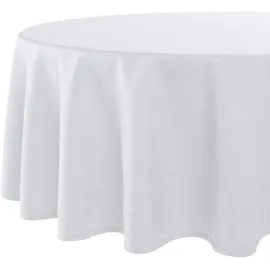 Delindo Lifestyle Tischdecke Wien Ø 160 cm Weiß