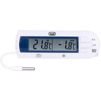 Trevi, Bianco Te 3012 Digitales Kühlschrank-Thermometer, großer Messbereich, Temperaturalarm, mit Klingelton, Drahtsensor, einzigartig