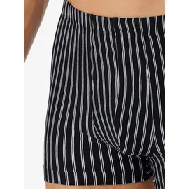 SCHIESSER Retro Short / Pant gestreift blau / schwarz XXL 6er Pack