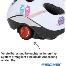 Fischer Eule 48-52 cm Kinder weiß/bunt