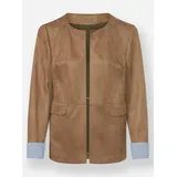 Witt Weiden Lederimitat-Blazer in camel | Gr.: 44