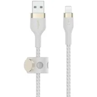 Belkin BoostCharge Pro Flex Lightning/USB-A 1m Weiß