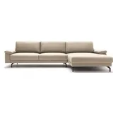 creation by rolf benz Ecksofa "CR.450 elegantes Designsofa mit hohem Sitzkomfort", beige, B:274cm H:95cm T:178cm, CREATION BY ROLF BENZ, Sofas, Ecksofa