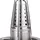 Relaxdays Hähnchenhalter 18 cm Edelstahl Silber