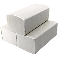 Enpack Pakla 4000 Blatt Weiße Papierhandtücher - 2-lagig, 25 x 23 cm ZZ-Falz - Universal Einweghandtücher für Spender - Allzweck Papiertücher - Einmalpapier, Spendergeeignet