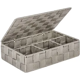 Wenko Aufbewahrungskorb Mod. Adria klein 26 x 17 x 8 cm taupe