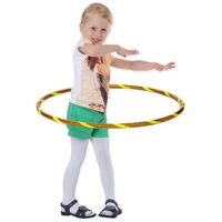 Hoopomania Hula-Hoop-Reifen Super Star Kinder Hula Hoop, Ø60cm, Gelb-Gelb gelb Ø 60 cm