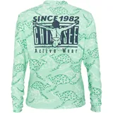 Chiemsee CHIEMSEE, UV-Badeshirt mit langen Ärmeln, Größe 146/152 grün Marine Green