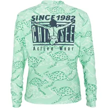Chiemsee CHIEMSEE, UV-Badeshirt mit langen Ärmeln, Größe 146/152 grün Marine Green