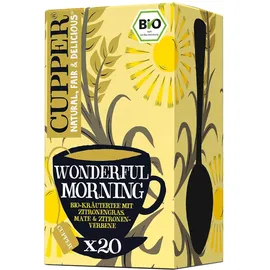 Cupper Tee Wonderful Morning Kräutertee Teebeutel 20 St. 35 g