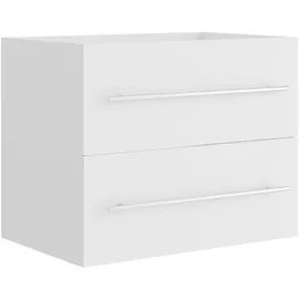 vidaXL Waschbeckenunterschrank Weiß 60x38,5x48 cm Holzwerkstoff