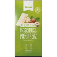 Xucker 2 x Weiße Xylit-Schokolade Haselnuss und Meersalz