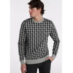 Bendorff für Herren. 870135123 Modern gemusterter Pullover (XXL), Lässig, Mehrfarbig, Baumwolle, Klassisch, Langarm