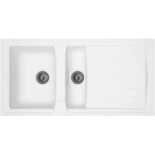 Respekta Boston 100 x 50 cm weiß + Handbetätigung