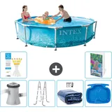 Frame Pool Rund - 305x76 Cm - 7-teilig  S318