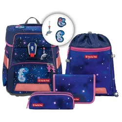 Step by Step Space Reflect Schulranzen-Set 5-teilig Star Seahorse Zoe