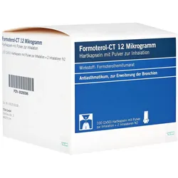 FORMOTEROL-CT 12 Mikrogramm Hartkps.m.Plv.z.Inhal. 2X50 St