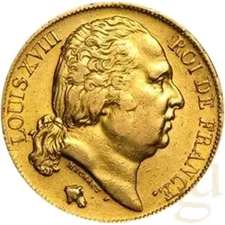 20 Francs Louis XVIII (1816-1824)