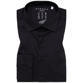 Eterna MODERN FIT Performance Shirt in schwarz unifarben, schwarz, 39