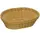 APS Korb, oval "PROFI LINE" - Körbchen, Flechtkorb aus Polypropylen - Abmessungen: 25 x 19 cm/Höhe: 6,5 cm/Farbe: Beige