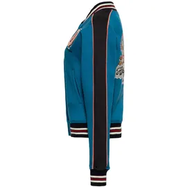 Queen Kerosin Übergangsjacke Hottie On The Run petrol XXL