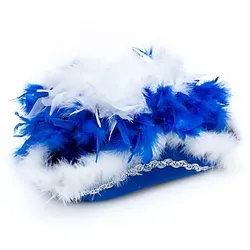 Garde-Dreispitz, blau/weiß