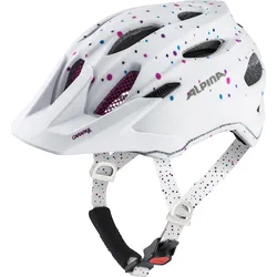 Alpina Carapax JR white polka dots matt (11) 51-56