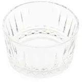 Almina Elisa 6 Teiliges Glasschalen-Set mit Riffle Design 280 ml Transparent