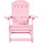 Beliani Schaukelstuhl Rosa 68x52x67