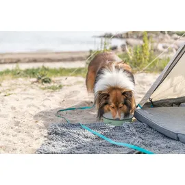 Trixie Napf Emaille/Edelstahl grün