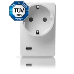 LUPUSEC Funksteckdose mit Stromzähler und ZigBee Repeater, automatisiert