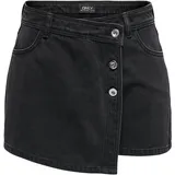 Only Jeansshorts Schwarz M
