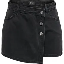Only Jeansshorts Schwarz M