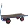 Kongamek Schwerlastwagen Stahl 3000x1000x490mm grau mit Feststellbremse und Ziehgriff Ø400mm Luftbereifung 1500kg Tragkraft