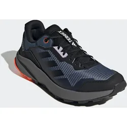 Laufschuh ADIDAS TERREX "TERREX TRAIL RIDER TRAILRUNNING", Gr. 46, blau (wonder steel, core schwarz, impact orange), Synthetik, Textil, sportlich, Schuhe