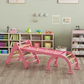 aiyaplay Kletterdreieck 7-in-1 Rosa