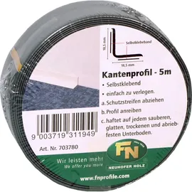 FN Neuhofer - Knickwinkelleiste 500 Cm 18,5 X 18,5 Mm Grau Leisten