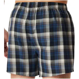 SCHIESSER Webboxer 2er Pack Blau / Grau L
