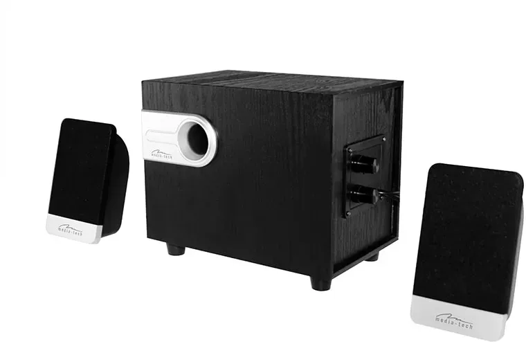 Media-Tech NOVELTY 2.1 - 3-Kanal-Lautsprecherset mit Subwoofer